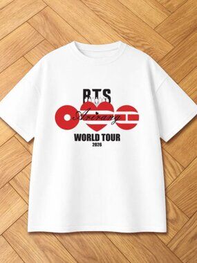 BTS Bangtan Sonyeondan Arirang Graphic Tee White